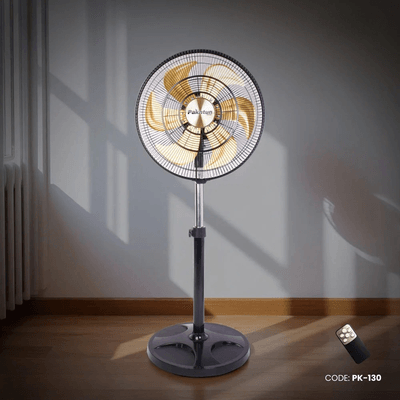 Pakhtun Zefiro-450B 18-Inch-High Speed Remote Control Stand Fan (Golden) | PK-130_img_0